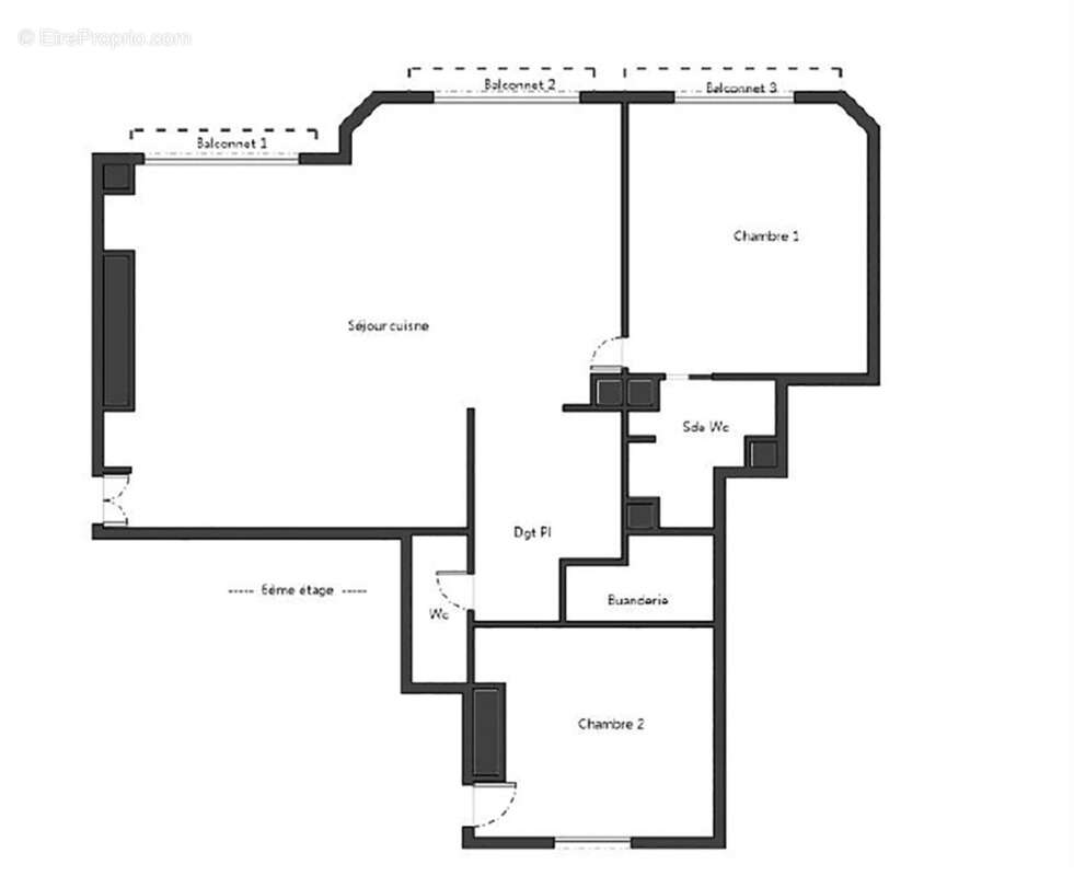 Appartement à PARIS-16E