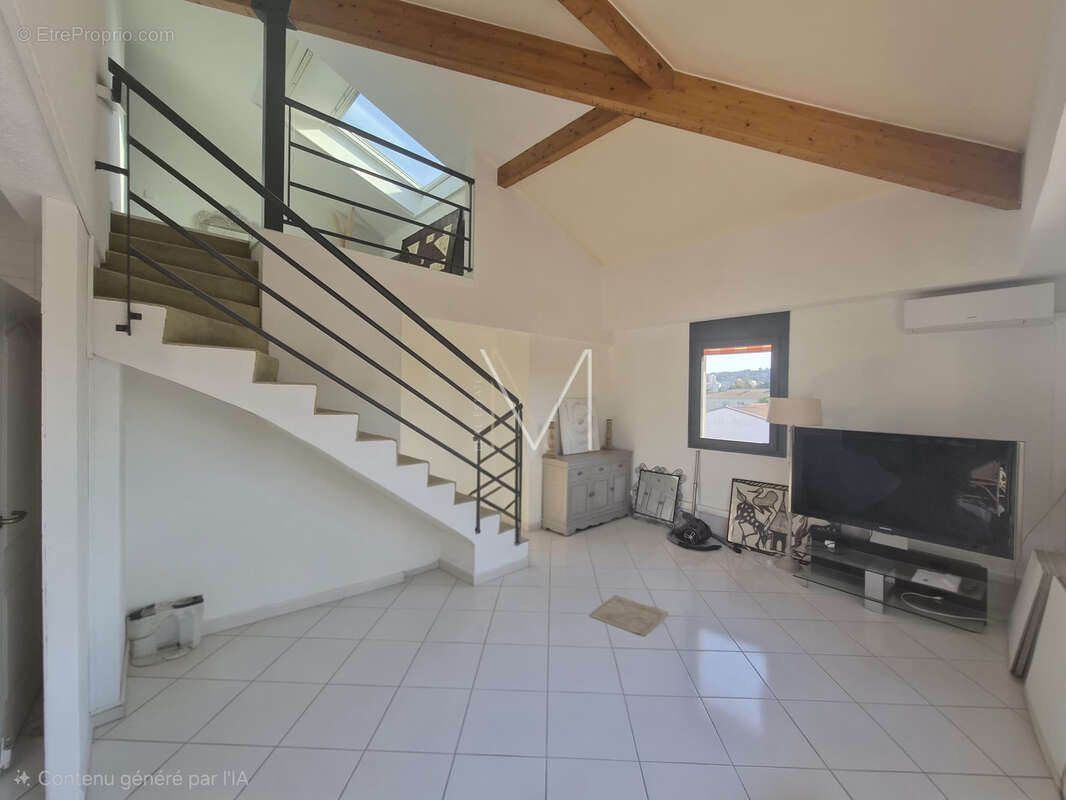 Appartement en duplex dernier etage residence avec piscine en centre ville - photo 12