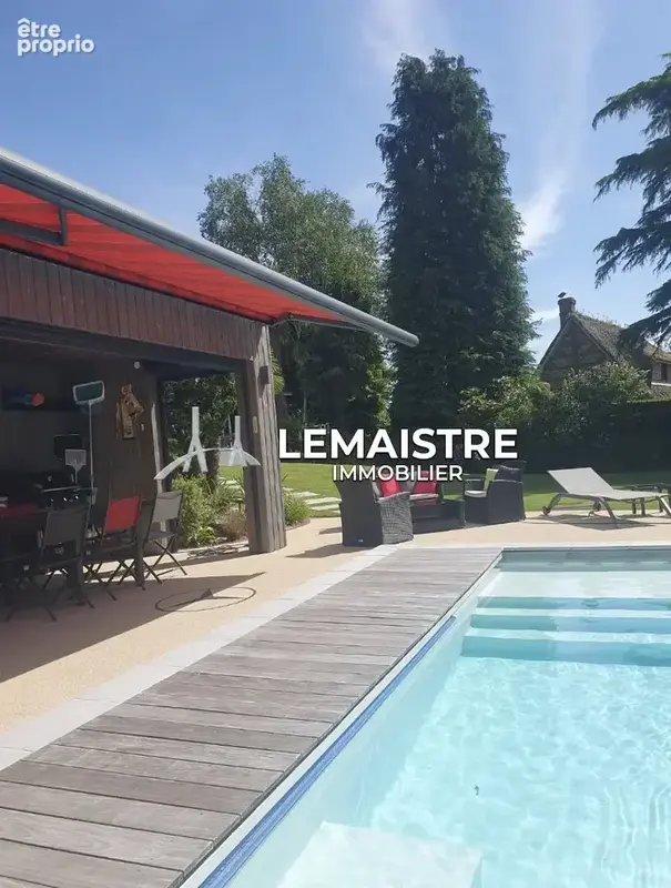 Maison à vendre - Terres-de-Caux - 169 m² - Piscine à débordement - Terrain 2000 m² - Terrasse 100 m² - Sous-sol complet - photo 9
