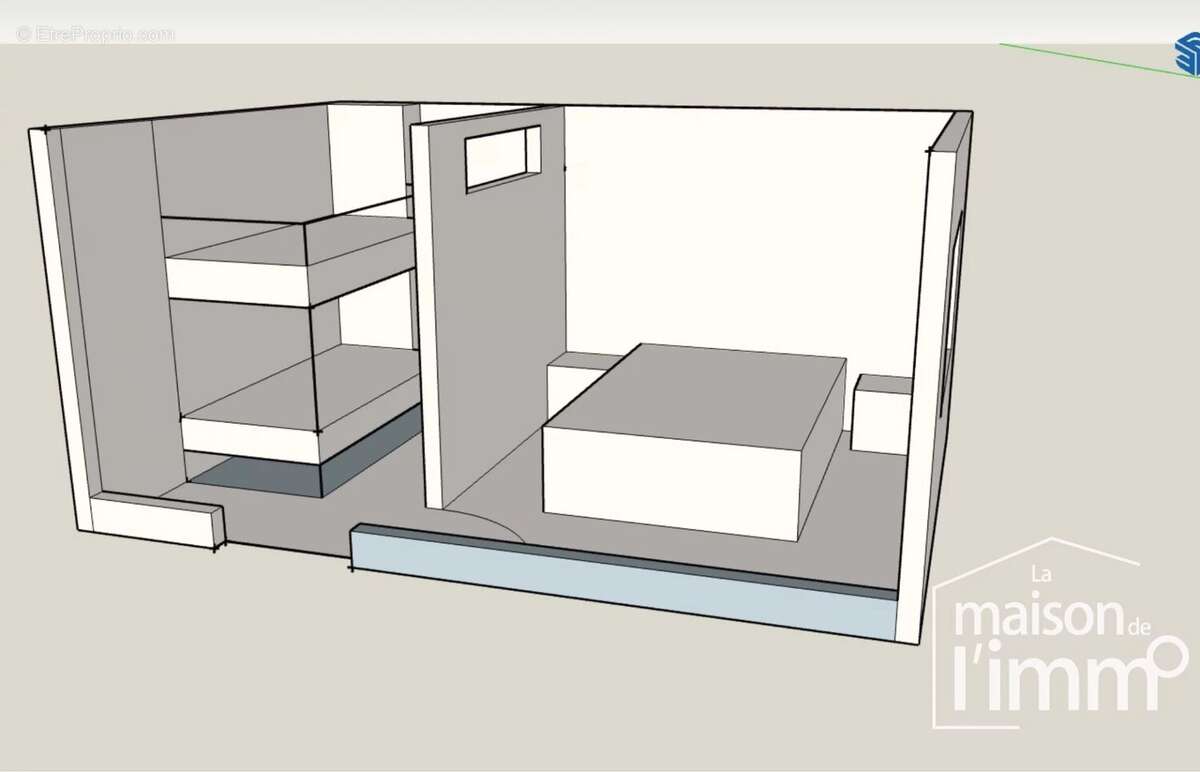 Appartement t2bis - a vendre - chatel - photo 7