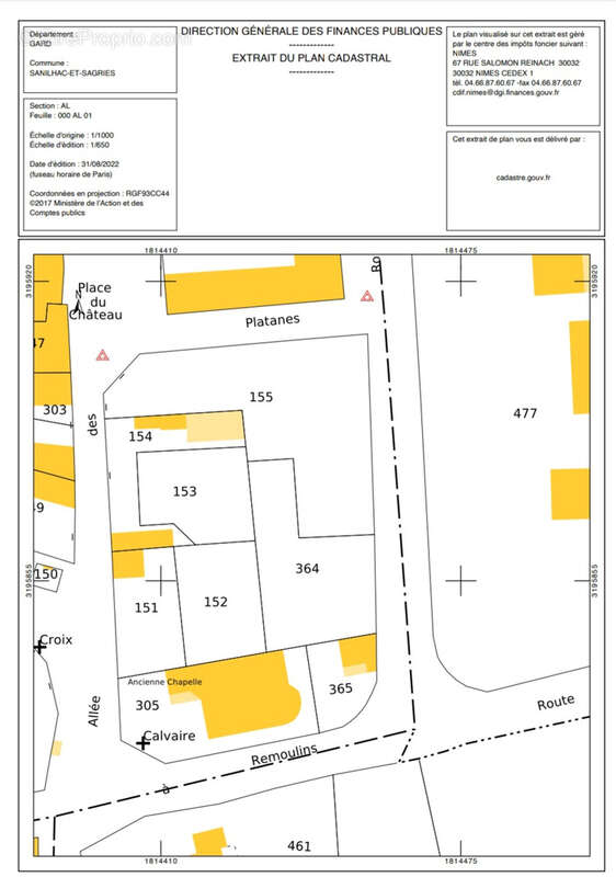 Terrain à SANILHAC-SAGRIES