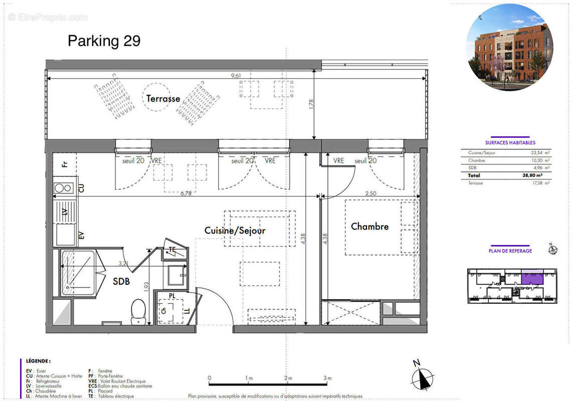 Appartement à TOULOUSE