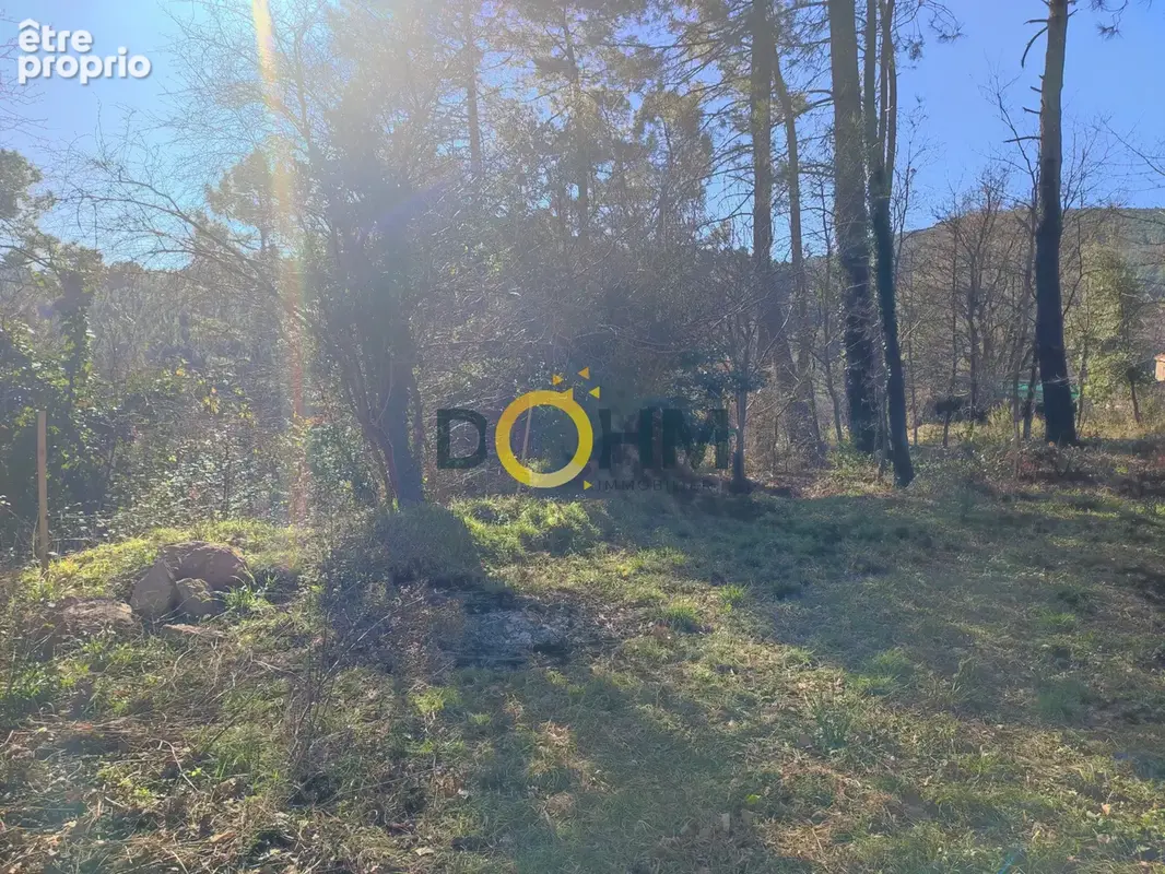 Terrain à bâtir boisé calme constructible environ 1500 m2 à 20 minutes d'Alès 55 000 € - photo 2