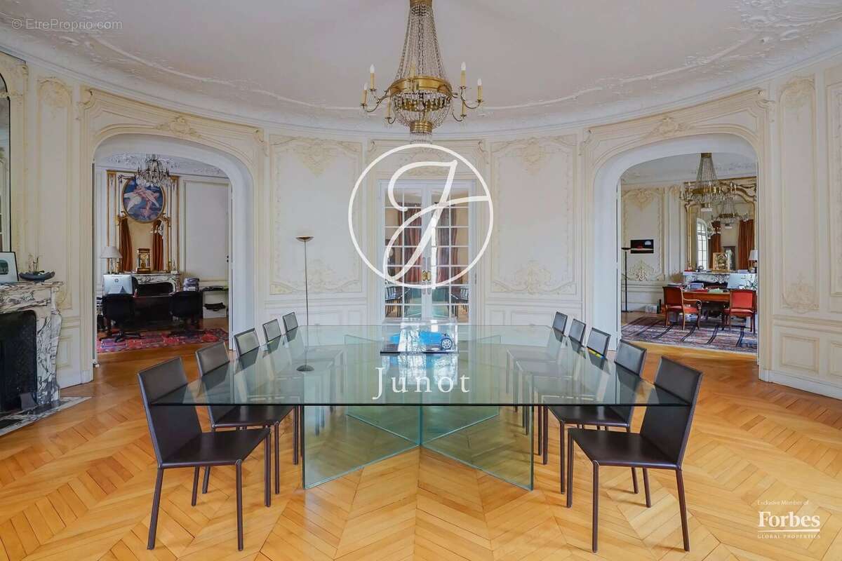 Paris 16e - IENA /  PLACE DES ETATS-UNIS -  Appartement mixte à vendre - 18 pièces - 452,64m² Carrez. - photo 12