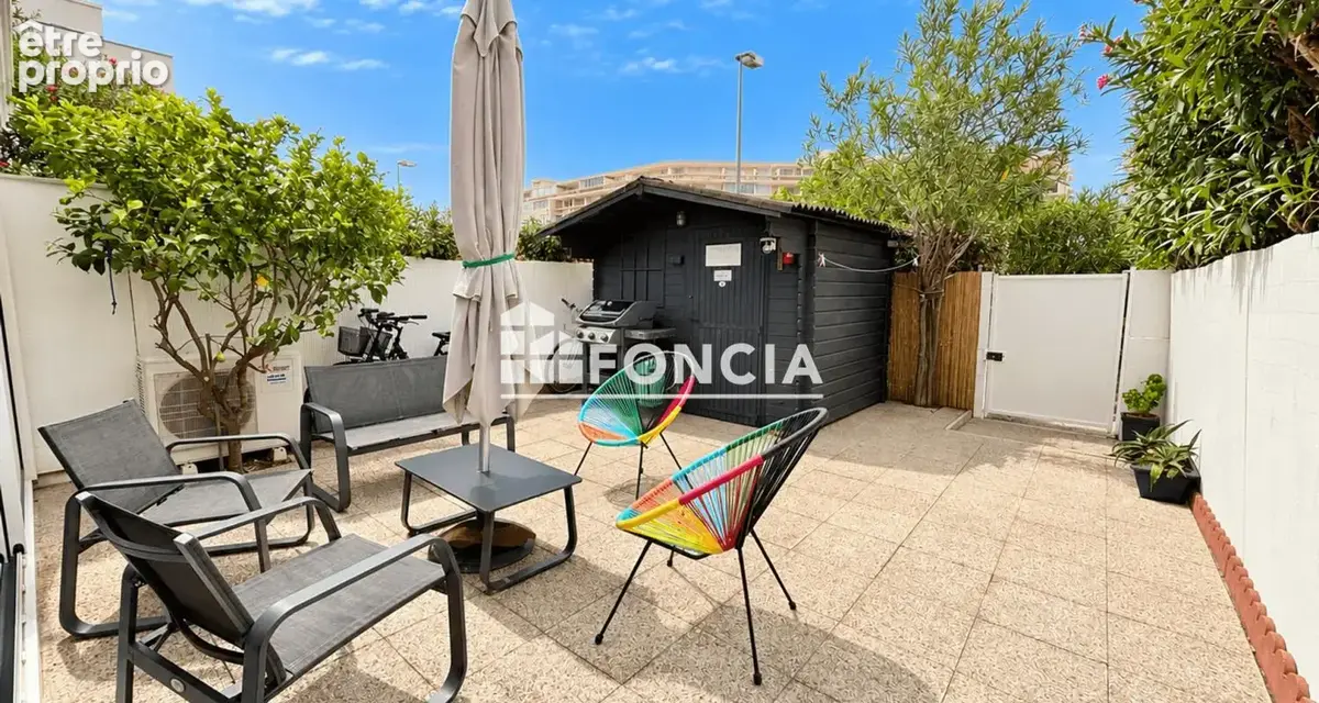 Canet sud – maison t3 – véranda 10 m² – grand jardin – parking privatif – vue mer – à 100 m de la plage - photo 2