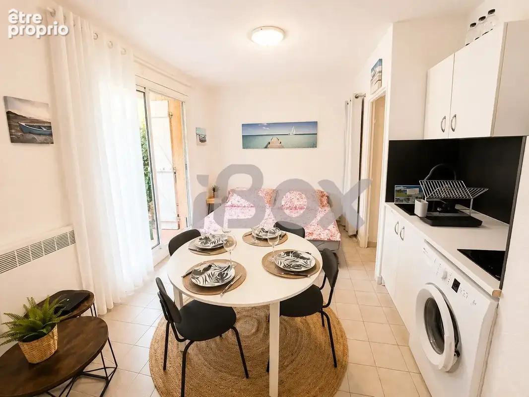 Bandol - appartement t2 de 26 m2 en rez de jardin avec cave et parking collectif - photo 4