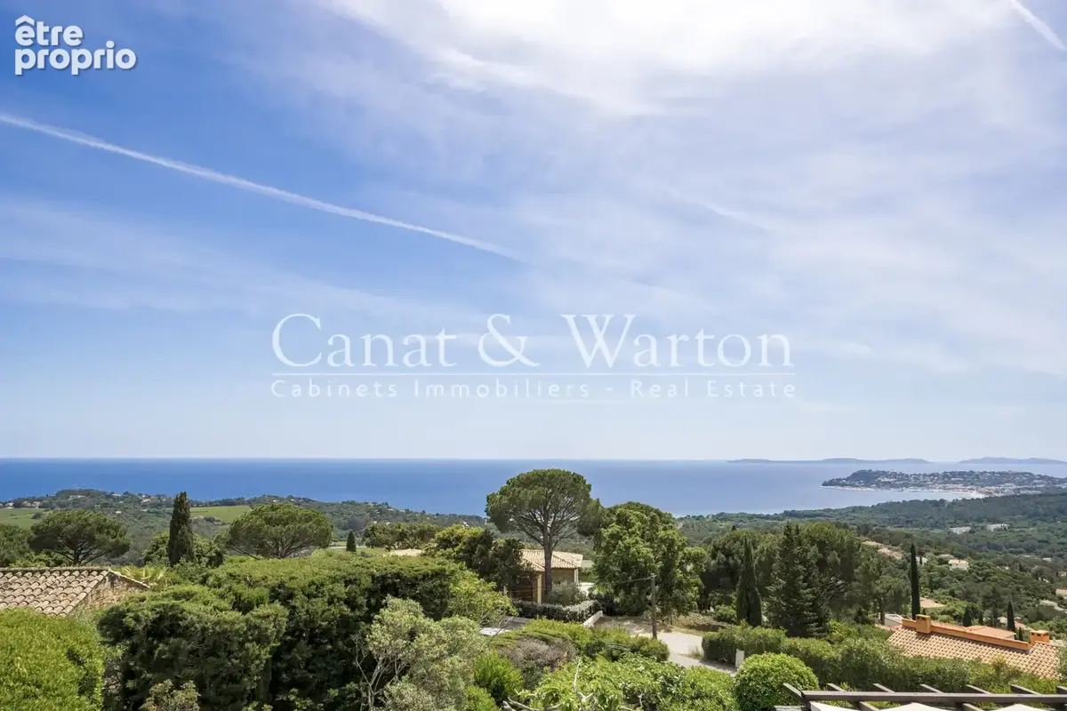 Vue mer exceptionnelle: villa à la croix valmer avec piscine - photo 1