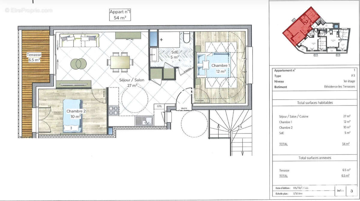 Dans résidence de standing, Appartements  du 2  au 4 pièce(s), hyper centre, à 50 m de la plage et des commerces - photo 2