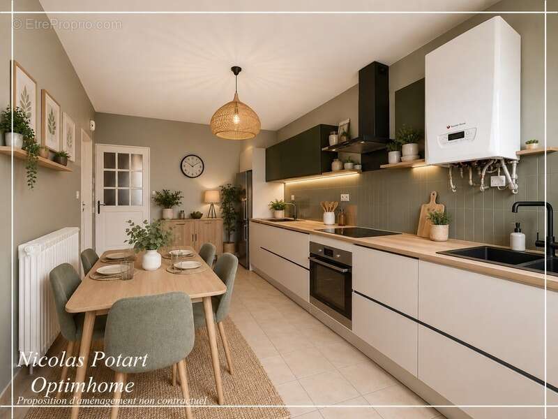 Maison 4 pièces avec cour, préau et bureau – Centre de Lacroix-Saint-Ouen - photo 5