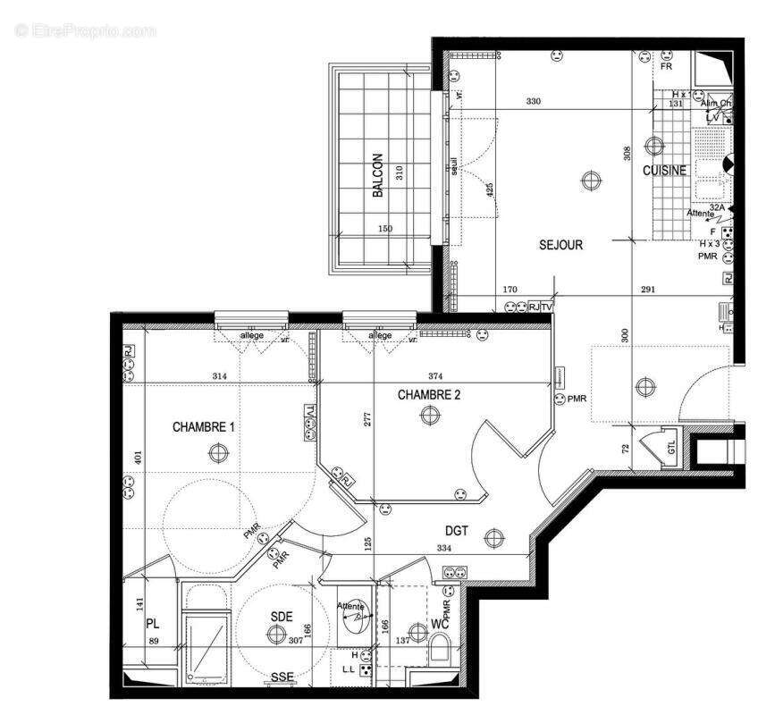 Appartement  3 pièces 61.4 m2 avec extérieur - Jardin Parisien - photo 4
