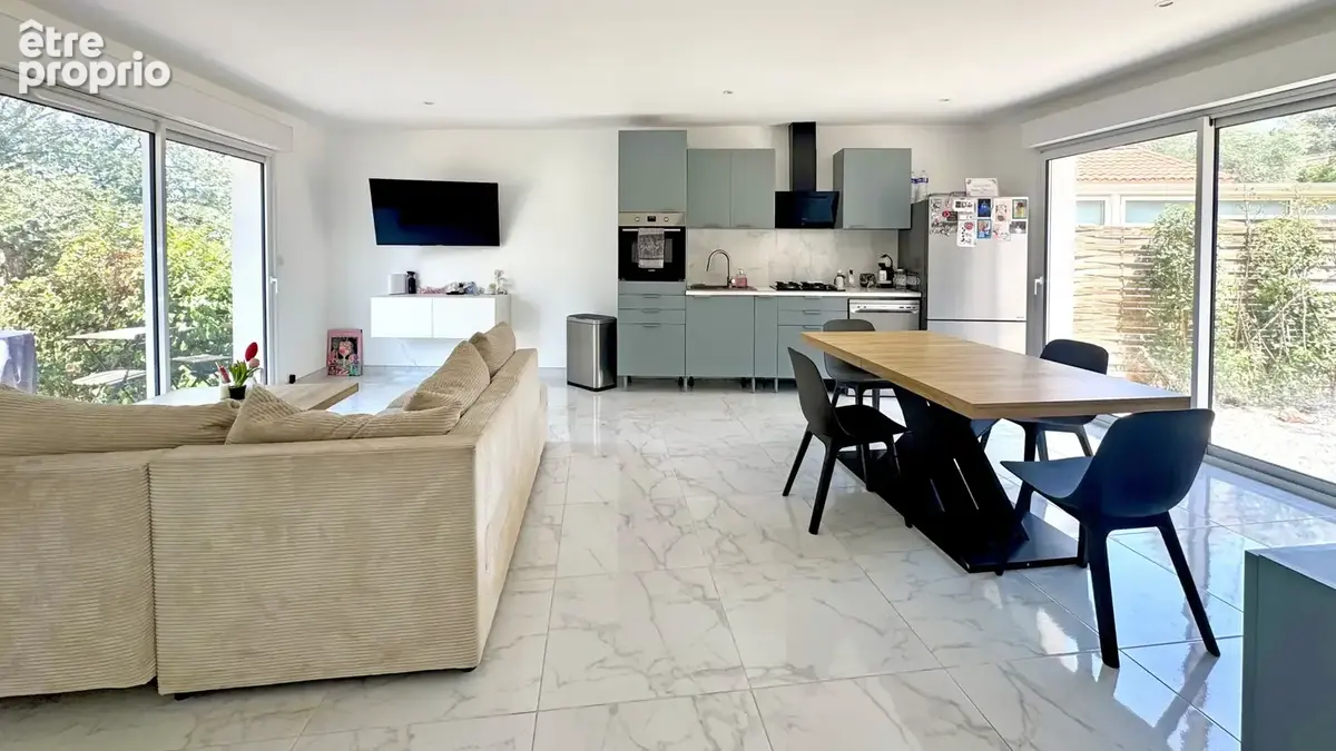 Maison individuelle récente 3 pièces de 72m2 avec garage et jardin - photo 4