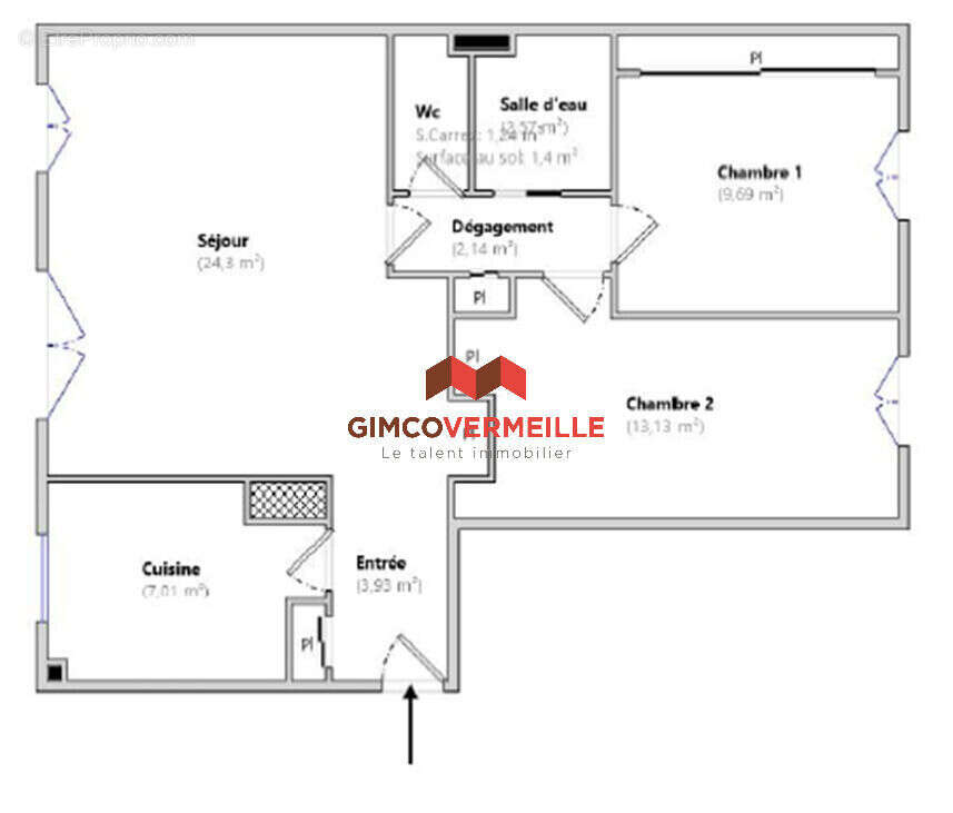 Appartement à RUEIL-MALMAISON