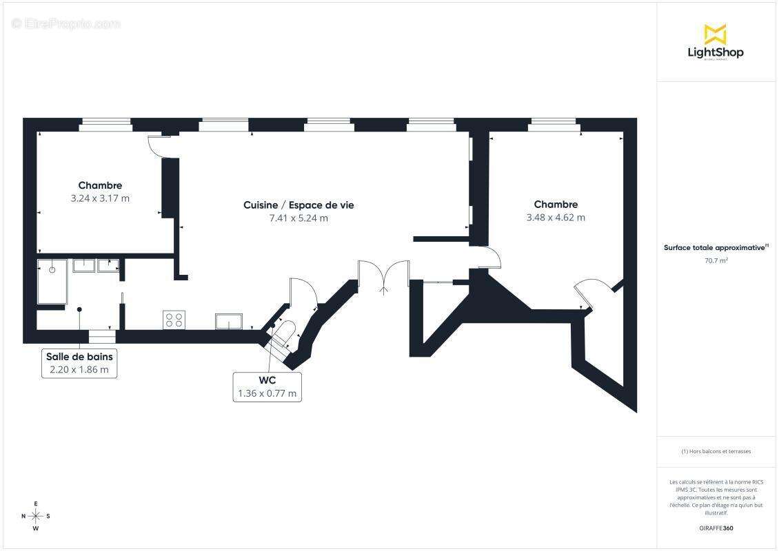 Appartement à PARIS-10E