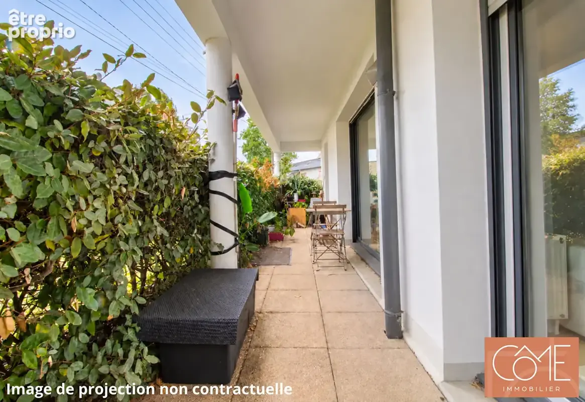 RENNES  QUARTIER FOUGERES 35700 - T2 en Rdc env. 46 m² - Terrasse 12 m² et garage fermé. - photo 4