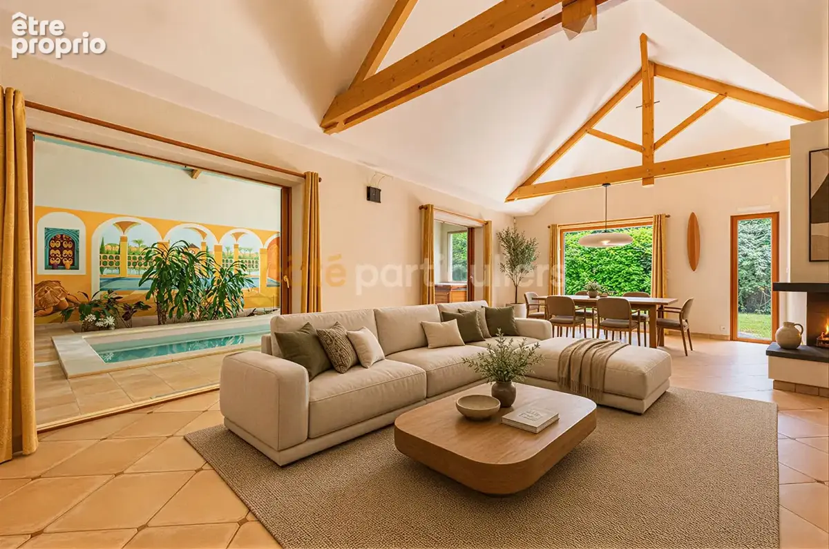 Carquefou -- le souchais -- maison d'architecte -- piscine intérieure - photo 3