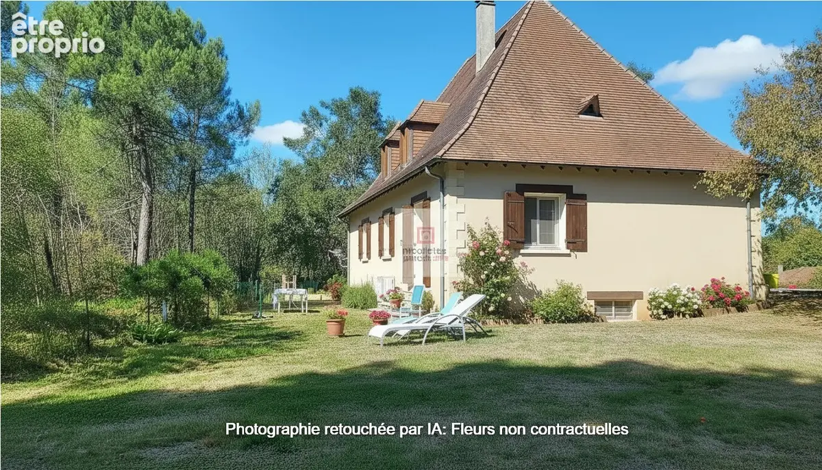 ELEGANTE MAISON TRADITIONNELLE DE QUALITE, sous-sol total, au milieu de son parc arboré. 4 Chambres.  Jardin 2500 m2 - photo 2