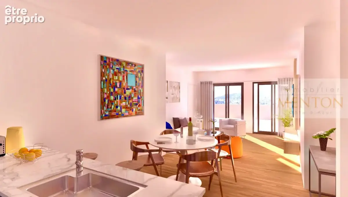 Menton , annonciade, appartement villa de 70 2 , 180 m2 de terrasse, 1000 m2 de terrain - photo 1