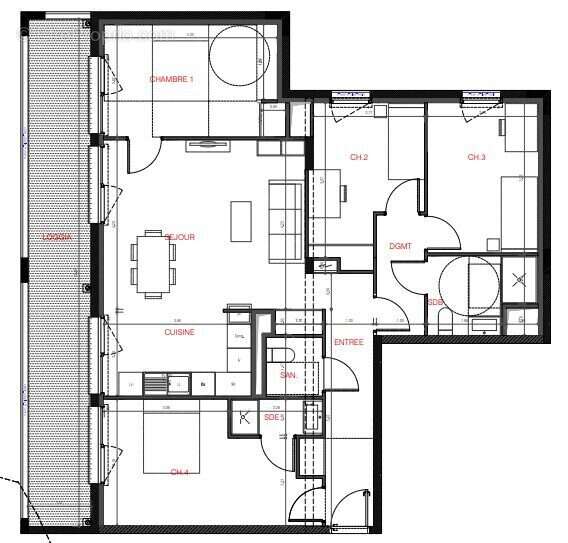Plan - Appartement à BORDEAUX