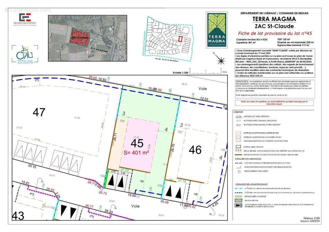 Terrain Constructible BESSAN TERRA MAGMA - photo 5