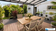 terrasse sous pergola - Maison à MONDELANGE