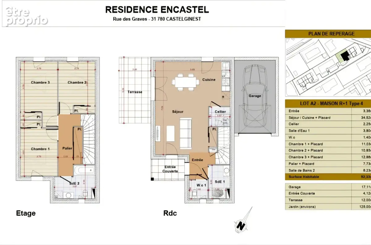 Villa T4 neuve avec garage - photo 3