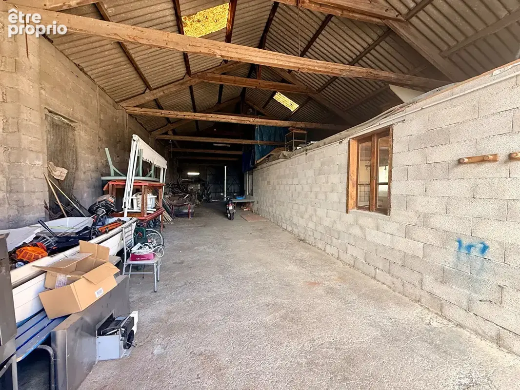 Hangar /atelier fermé de 232 m² - grandes ouvertures  - terrain de 387 m² - rullac saint cirq - photo 15