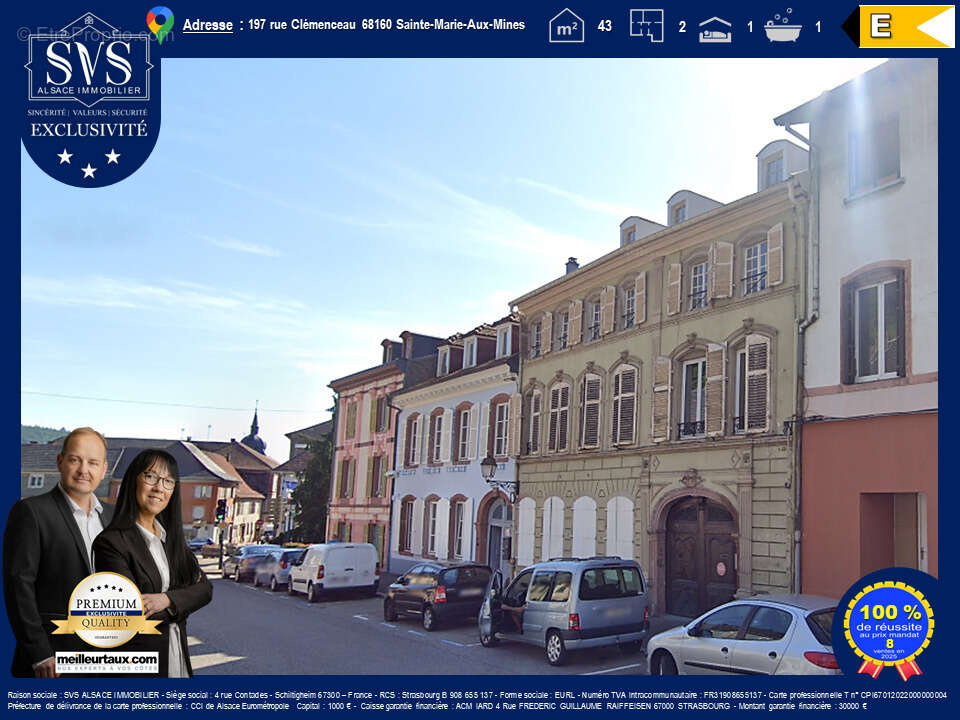 Appartement à SAINTE-MARIE-AUX-MINES