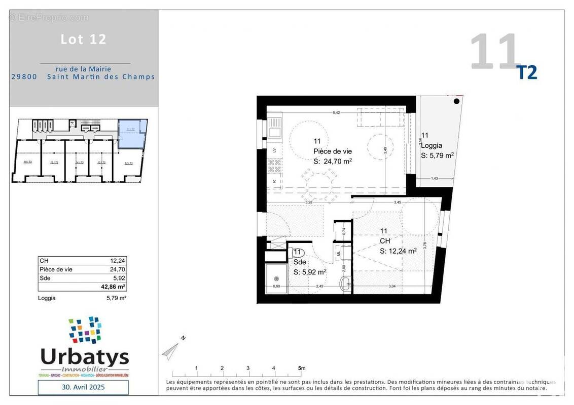 Photo 1 - Appartement à SAINT-MARTIN-DES-CHAMPS