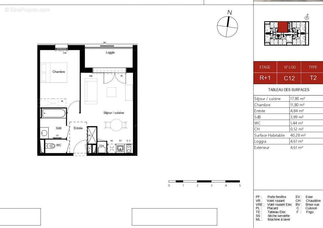 Appartement à PRADINES