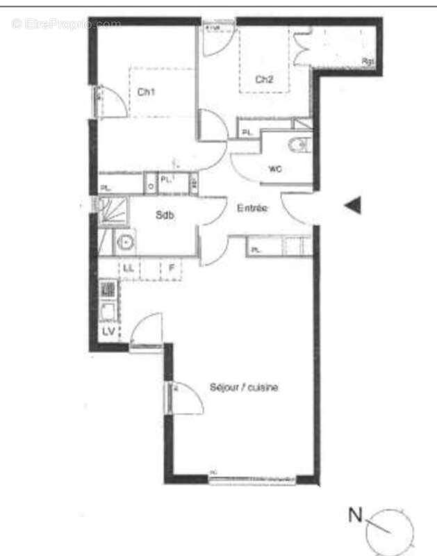 Appartement T3 69m2 - photo 11