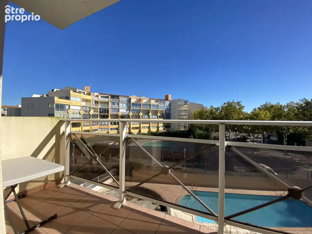 Cap d'agde- plage richelieu- t2 cabine- terrasses- garage- ascenseur - photo 7