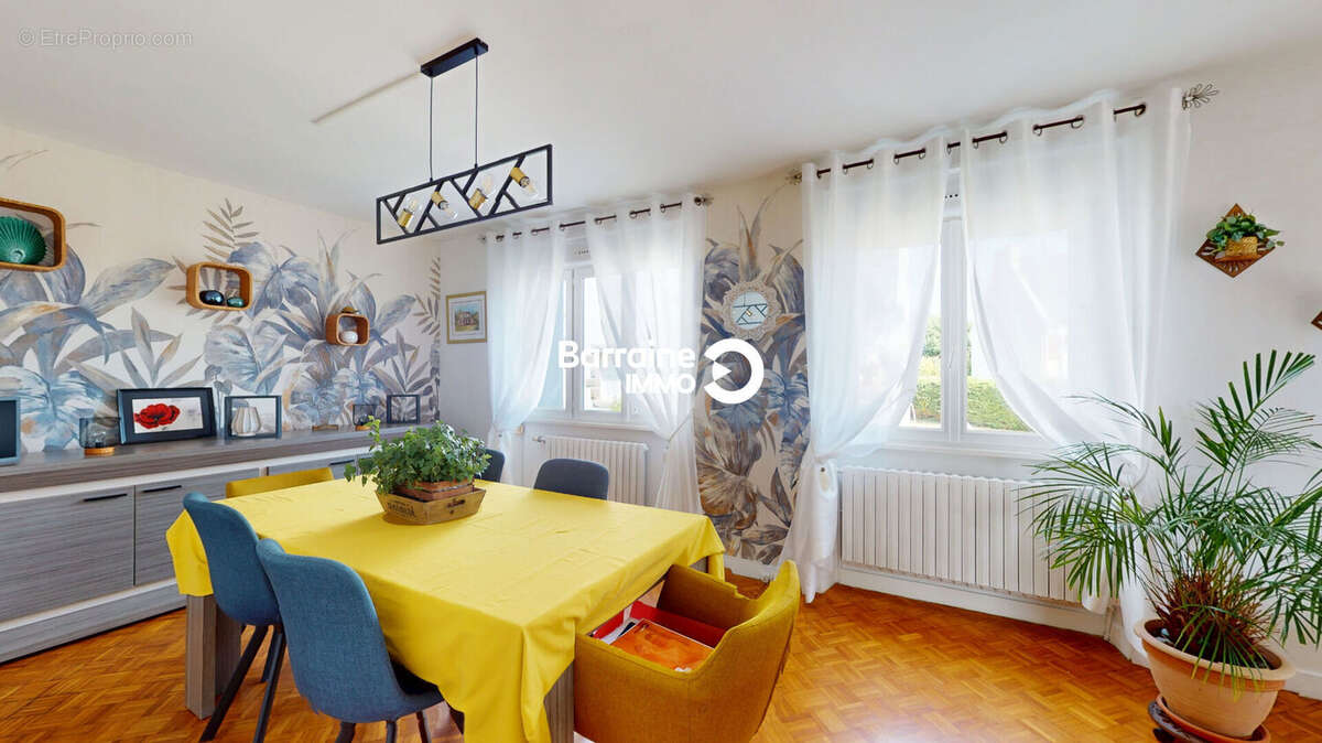 Barraine immo - maison indépendante 107 m² avec sous-sol complet à guipavas - ref : pz00382-th - photo 6