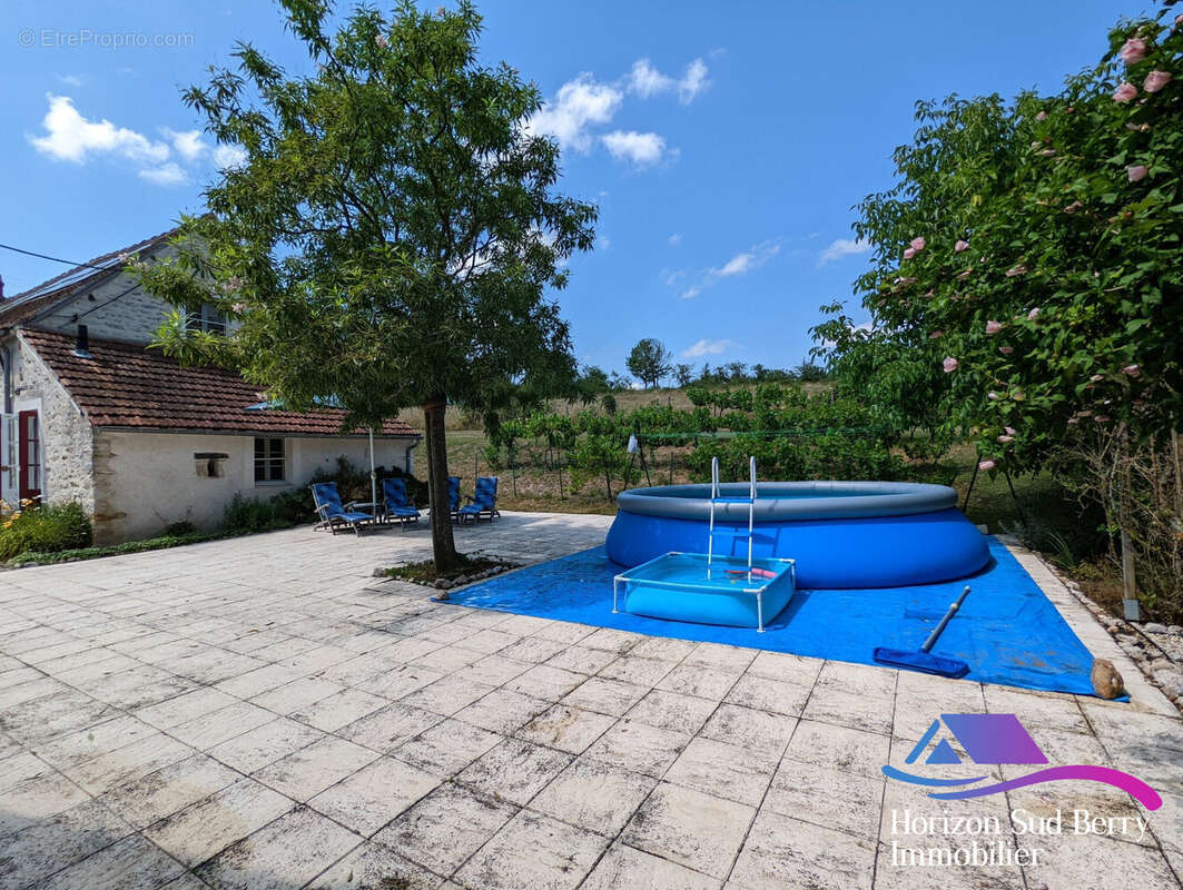 Terrasse 3 (côté droit) - Maison à VICQ-EXEMPLET