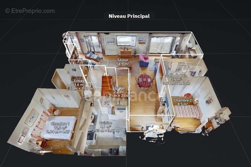 Appartement à PAIMPOL