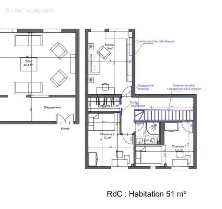 Appartement à BOULOGNE-BILLANCOURT
