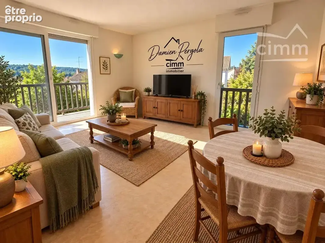 Appartement de 47 m² lumineux avec balcon et vue dégagée sur les hauteurs de Trélissac - photo 7
