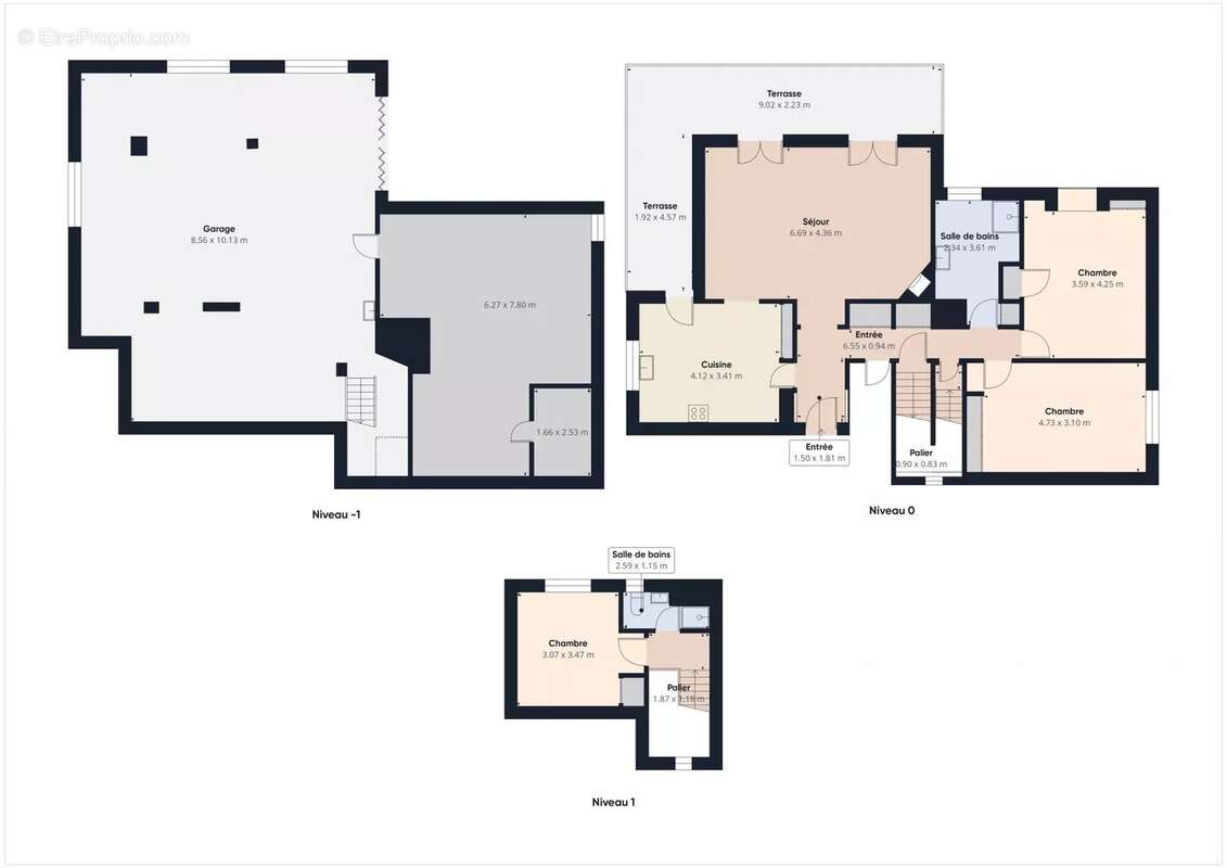 Maison VUE MER - 120m² sur Terrain 1.512 m² - route du Mont Chauve - FALICON - photo 21