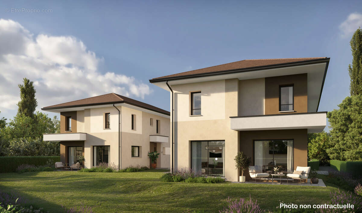 Saint genis pouilly 01630 centre ville, maison 155m2, 4 chambres, jardin, garage - photo 14