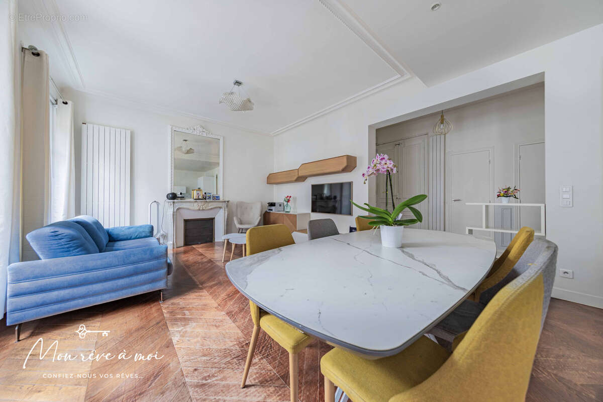 Appartement familial de 5 pièces de 101m2 lumineux et en parfait état avec balcon - photo 3