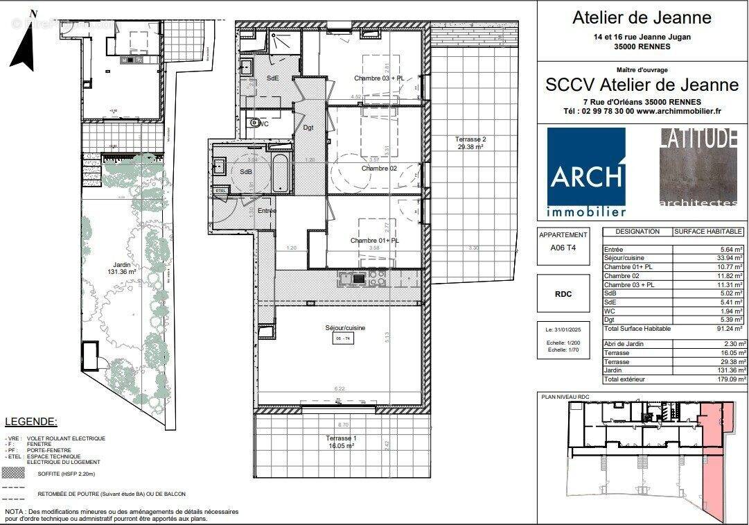 Appartement à RENNES