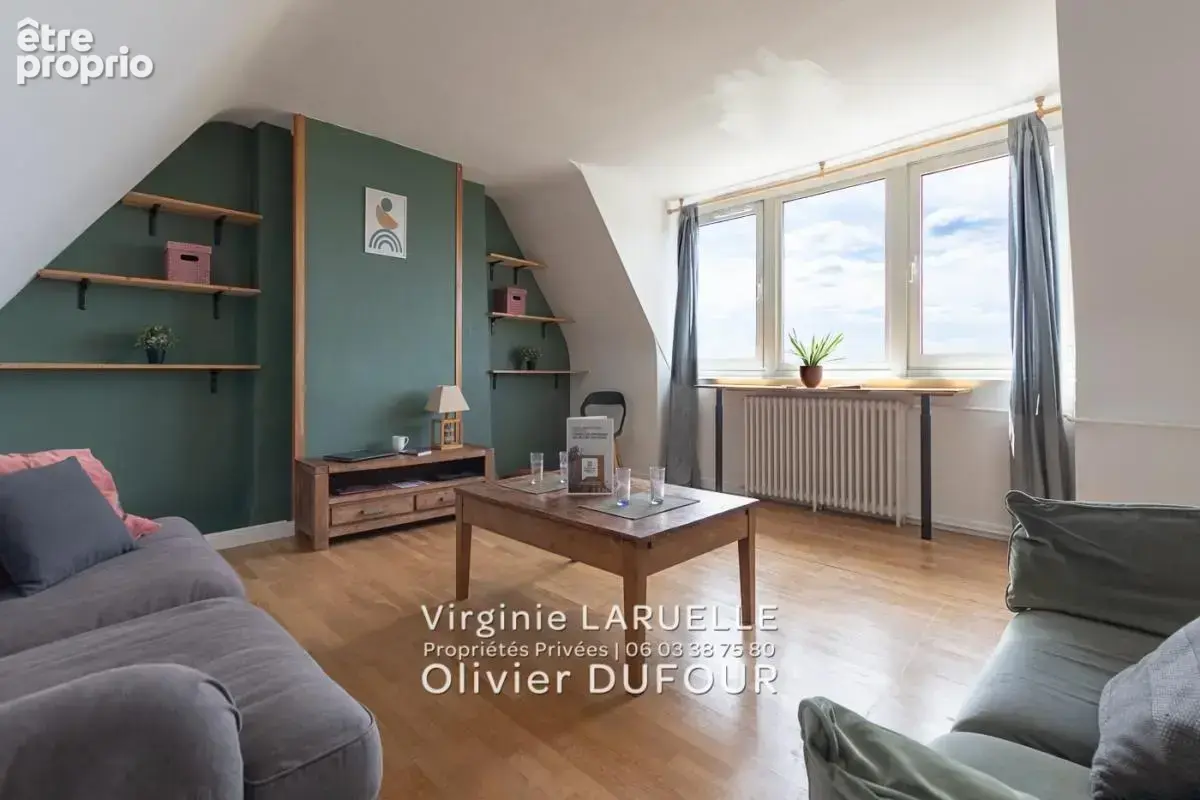 ROUEN Pasteur - Appartement 4 pièces dernier étage avec vue dégagée, cave, parking et jardin partagé - photo 3