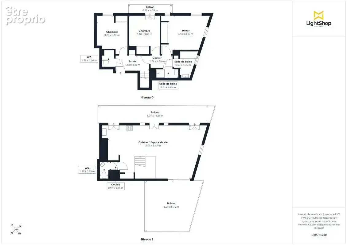 Duplex 4 pièces au dernier étage avec terrasse et balcon - Grande Rue, Sèvres - photo 19