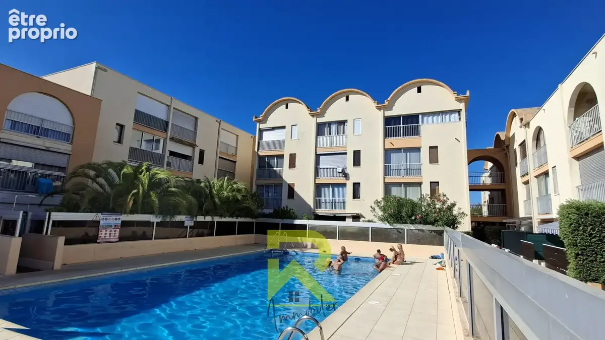 Gruissan   t2 rénové   piscine   proche port 28.44 m2 - photo 3