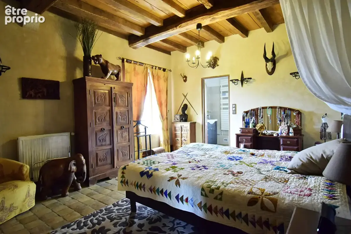ST MARTIN EN BRESSE, Maison de maître avec 1ha37a de terrain - photo 10