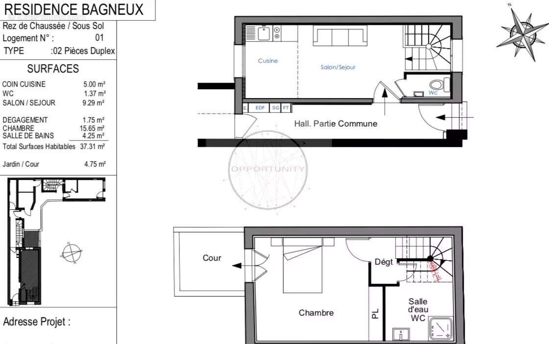 Appartement à BAGNEUX