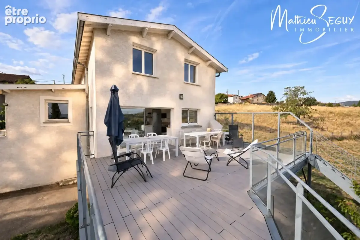 THURINS : Maison P7 avec Vue panoramique exceptionnelle sur les Vallons du Lyonnais - photo 4