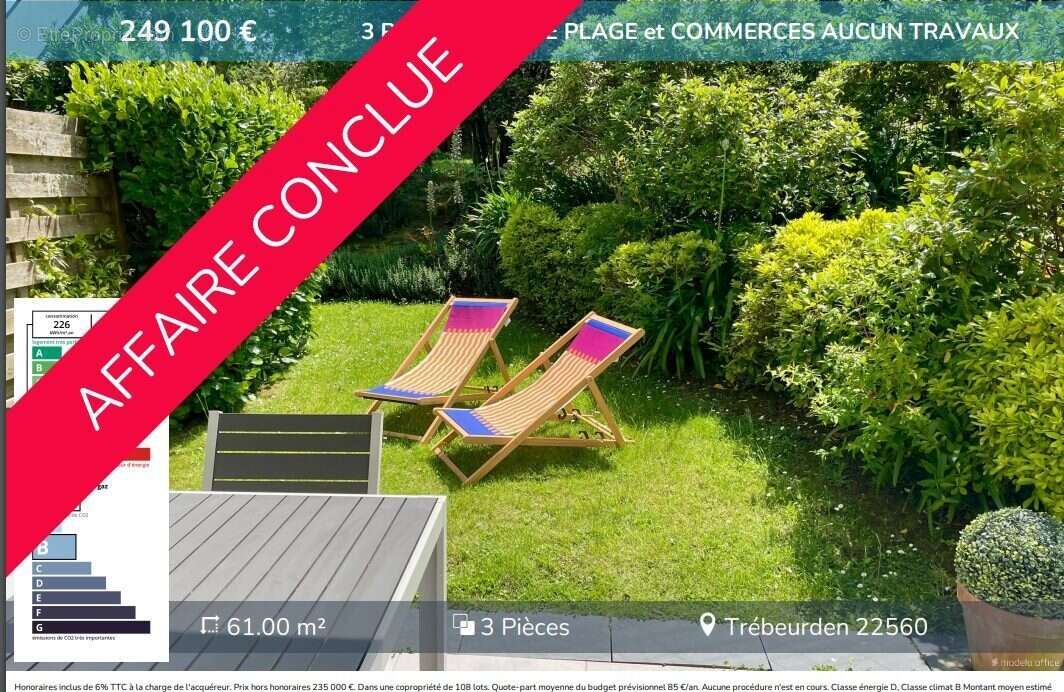 Appartement à TREBEURDEN