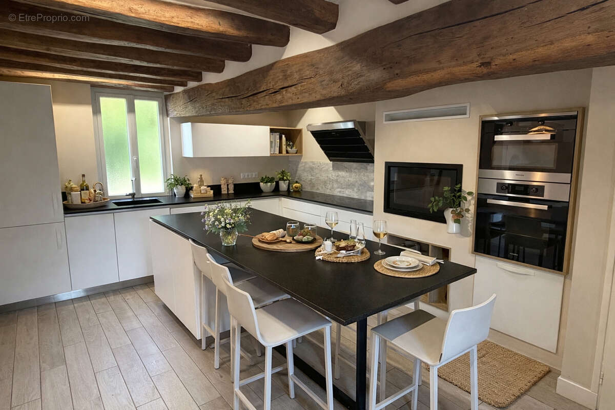 Maison à Buchelay réhabilité en ancien corps de ferme -154 m² - photo 3