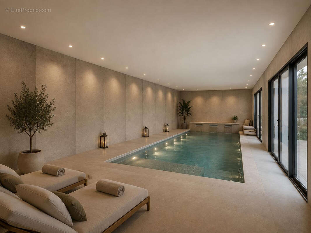 BAGNOL-SUR-CEZE Splendide villa ultra moderne de plain-pied de 258 m2 avec piscine intérieure et garage - photo 2