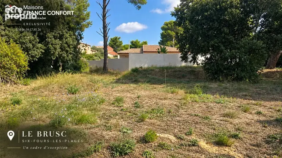 Photo Terrain à Six-Fours-Les-Plages au prix de 660 000€